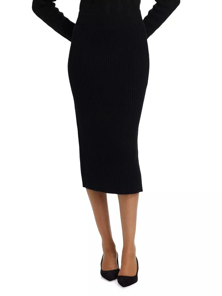 商品Saks Fifth Avenue|Ribbed Cashmere Pencil Skirt,价格¥2220,第3张图片详细描述