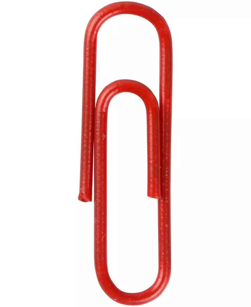 商品JAM Paper|Colorful Standard Paper Clips - Regular 1" - Paperclips - 100 Per Pack,价格¥60,第3张图片详细描述