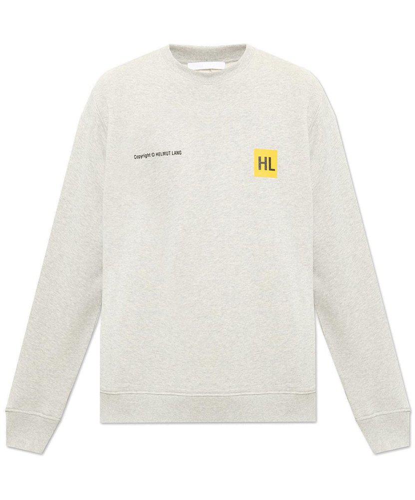 Helmut Lang Logo Printed Crewneck Sweater商品第1张图片规格展示