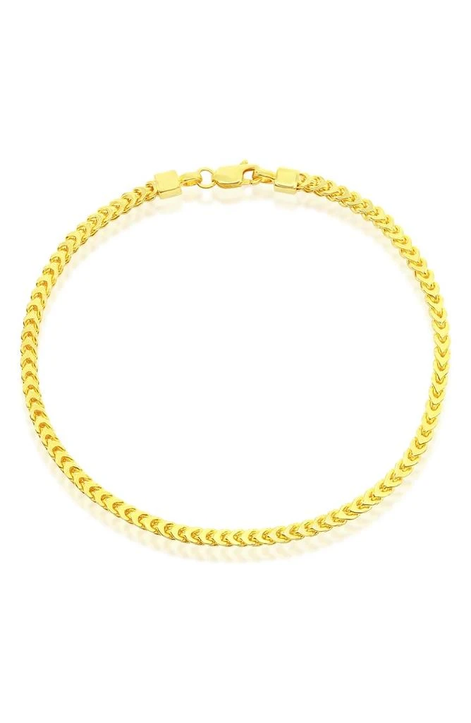 商品SIMONA|Franco 14K Gold Plated Anklet,价格¥537,第1张图片