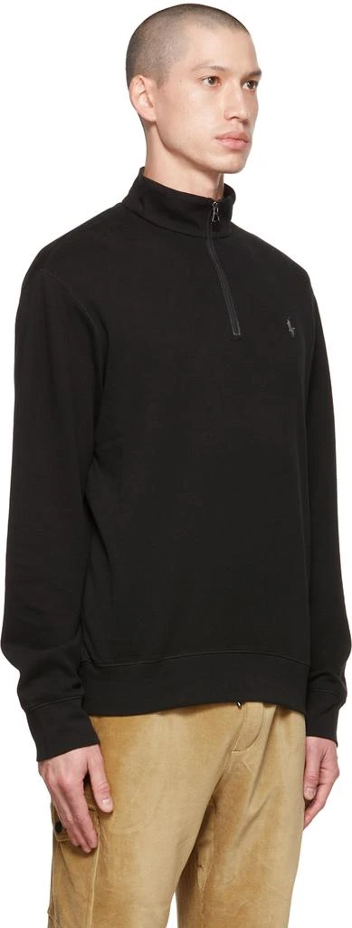 商品Ralph Lauren|Black Quarter Zip Sweater,价格¥374,第2张图片详细描述