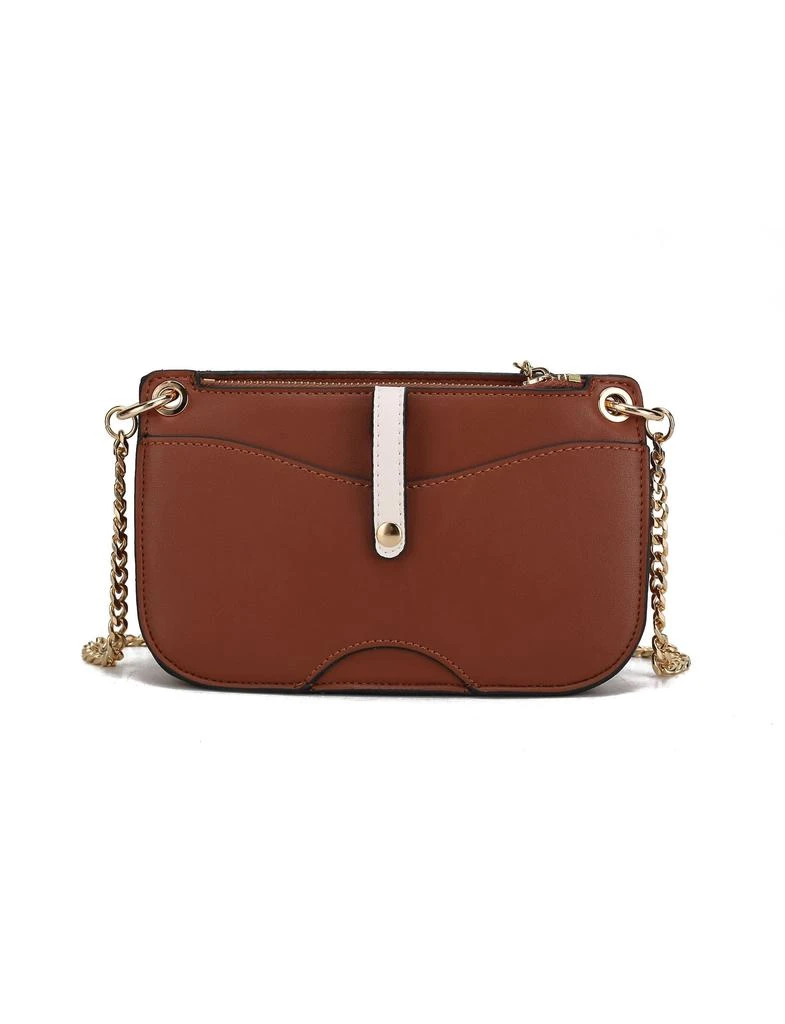 商品MKF Collection By Mia K.|Jill Vegan Leather Women’s Color Block Crossbody Bag,价格¥373,第3张图片详细描述