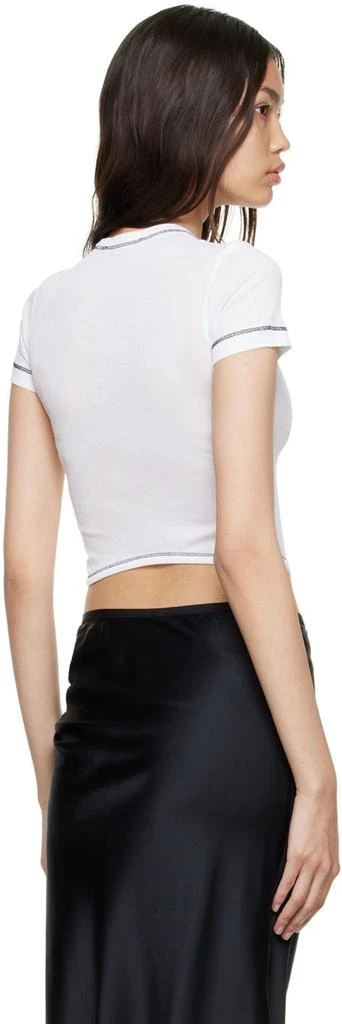 商品Helmut Lang|白色 Cutaway T 恤,价格¥1743,第3张图片详细描述