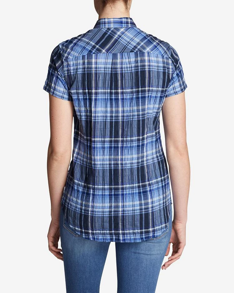 商品Eddie Bauer|Women's Packable Short-Sleeve Shirt,价格¥224,第4张图片详细描述