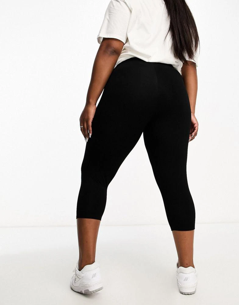 商品ASOS|ASOS DESIGN Curve capri legging in black,价格¥103,第4张图片详细描述