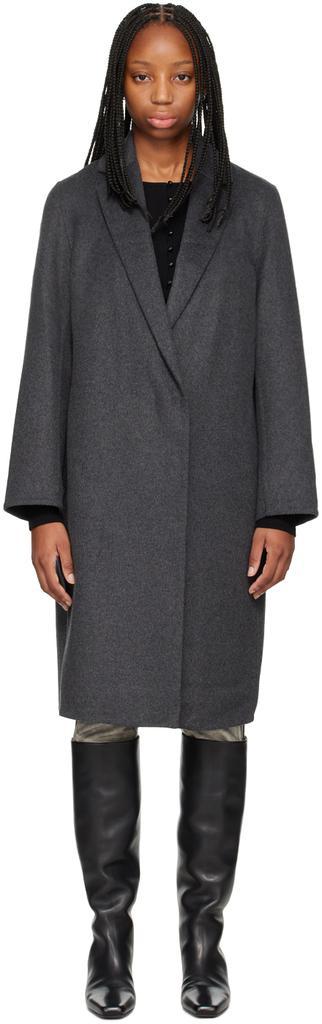 商品Vince|Gray Classic Coat,价格¥6181,第1张图片