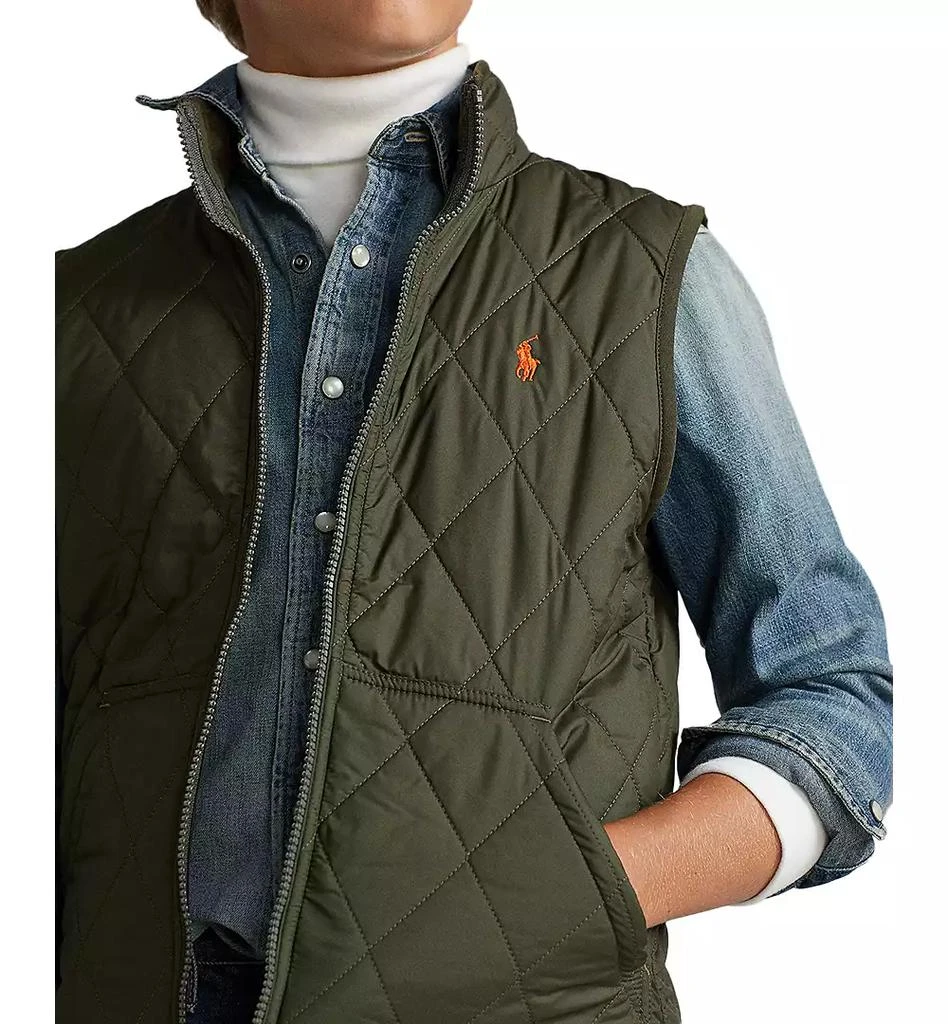 商品Ralph Lauren|Big Boys Quilted Water-Repellent Vest,价格¥554,第3张图片详细描述