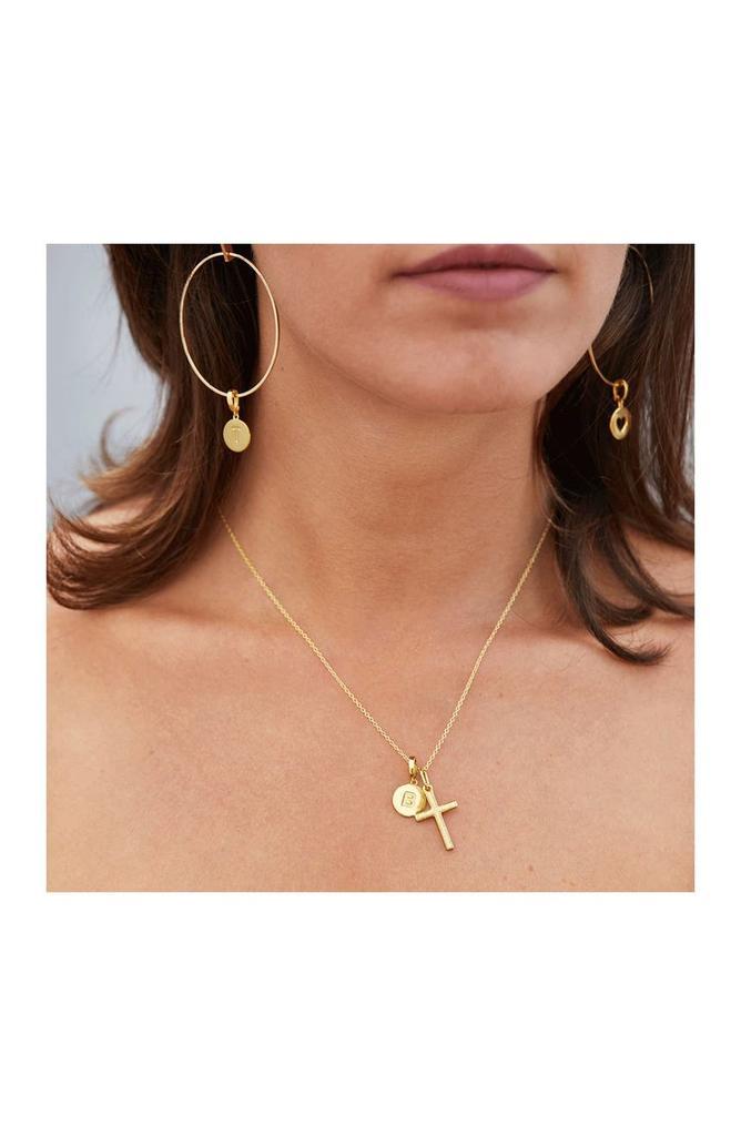 商品Savvy Cie Jewels|18K Gold Vermeil Italian Design Cross Pendant Necklace,价格¥185,第4张图片详细描述