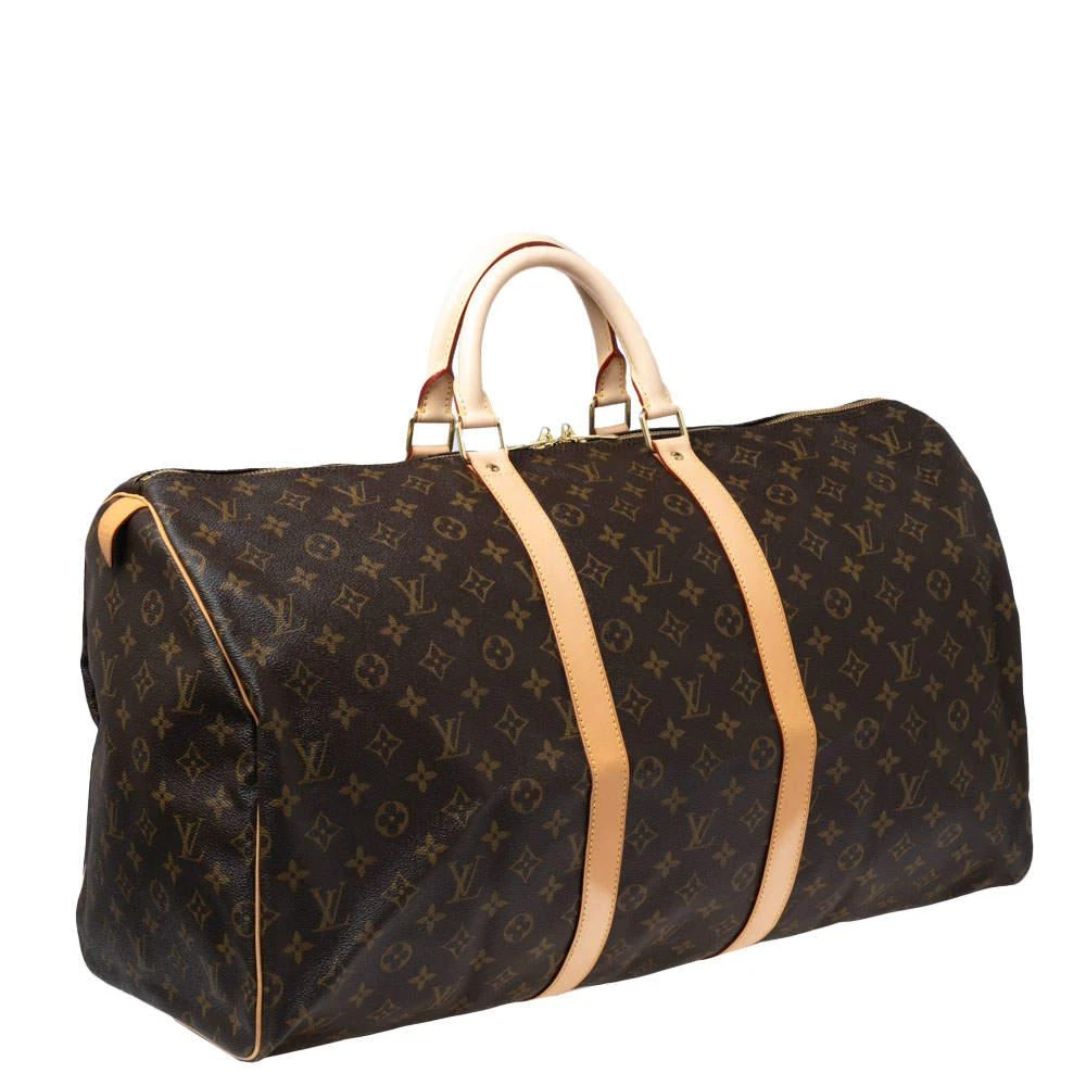 商品[二手商品] Louis Vuitton|Louis Vuitton Monogram Canvas Keepall 55 Bag,价格¥8430,第3张图片详细描述