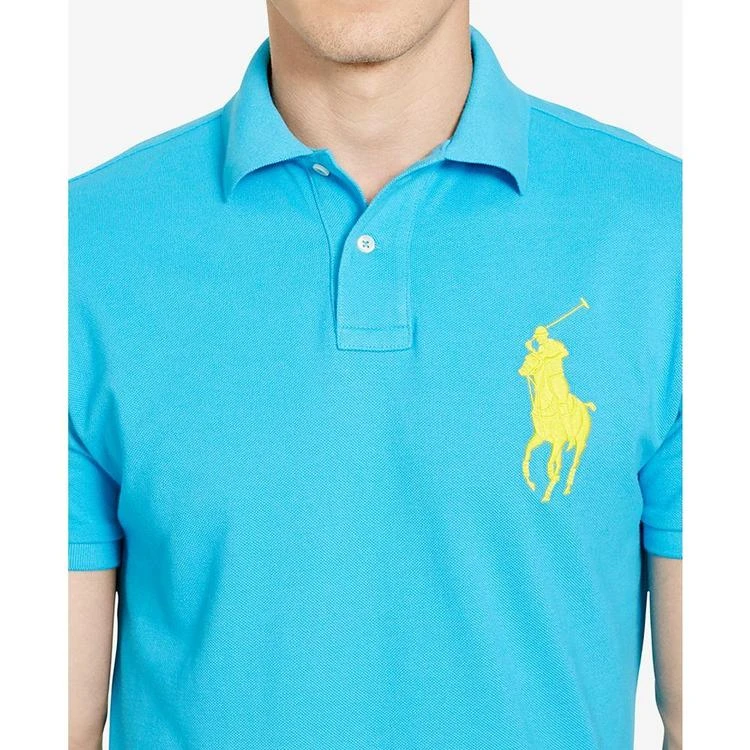 商品Ralph Lauren|男士马球标针织网眼POLO衫,价格¥255,第4张图片详细描述