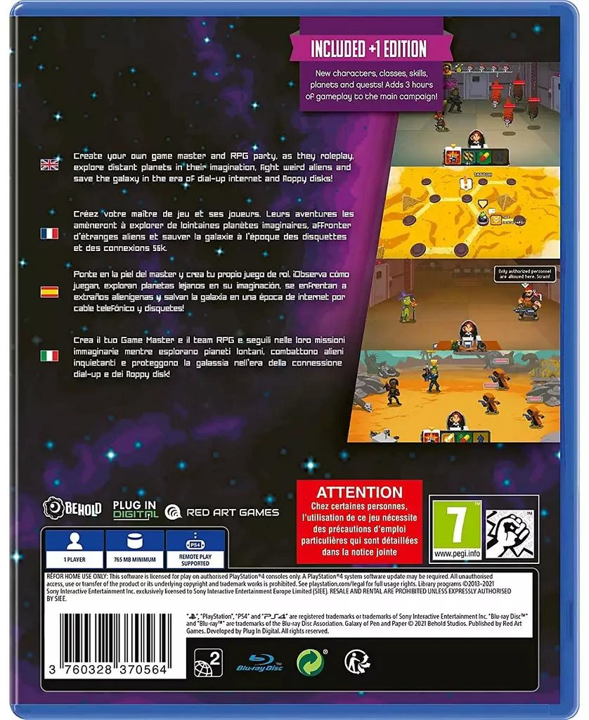 商品SONY|Galaxy of Pen and Paper +1 Edition - Playstation 4,价格¥270,第2张图片详细描述