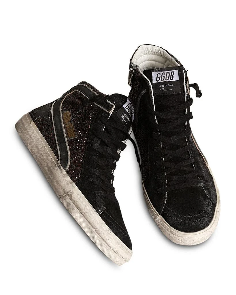 Women's Slide Glitter High Top Sneakers 商品