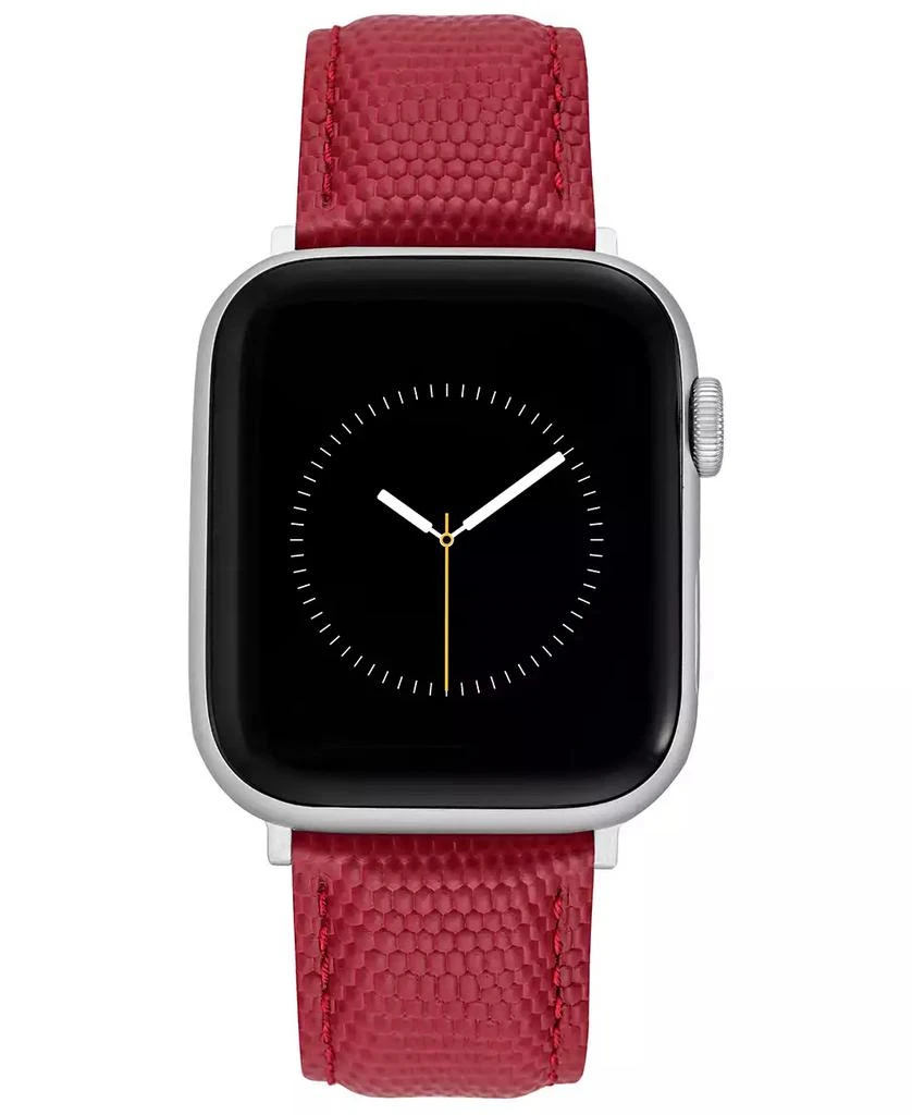 商品WITHit|Red Genuine Lizard Grain Leather Band designed for Apple Watch® 42mm (Series 1-3 only) & 44/45/46/49mm (Ultra & Ultra 2),价格¥180,第1张图片