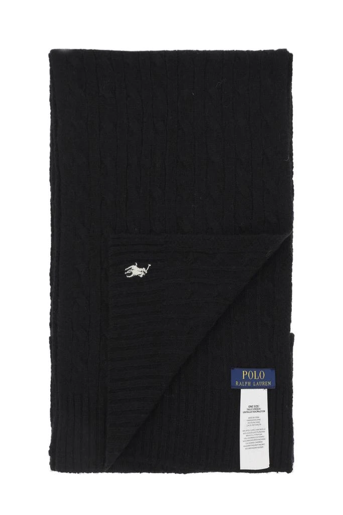 商品Ralph Lauren|wool and cashmere cable-knit scarf,价格¥478,第2张图片详细描述