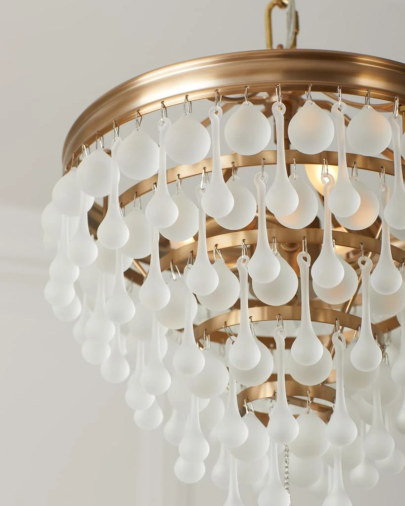 商品Crystorama|Calypso 3-Light Teardrop Vibrant Chandelier,价格¥5343,第3张图片详细描述