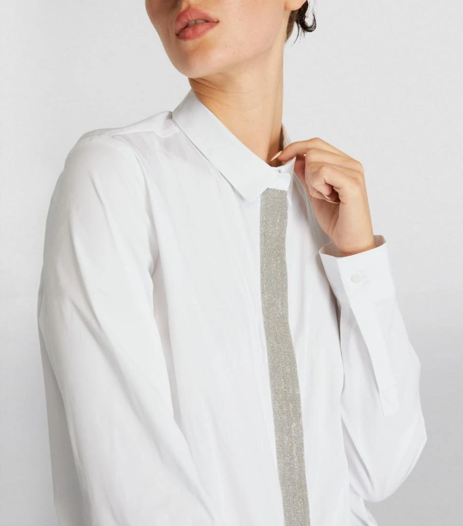 Cotton-Blend Embellished Shirt 商品