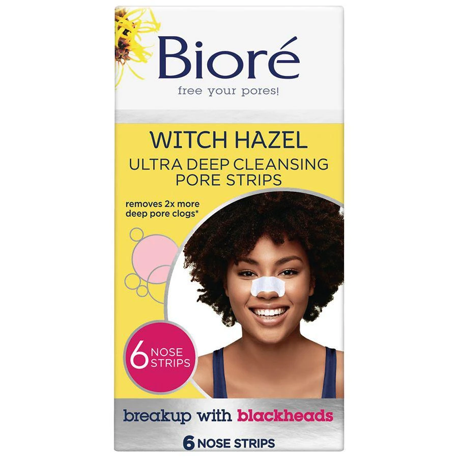 商品Biore|Witch Hazel Pore Strips for Blackhead Removal Unscented, Ultra,价格¥32,第1张图片