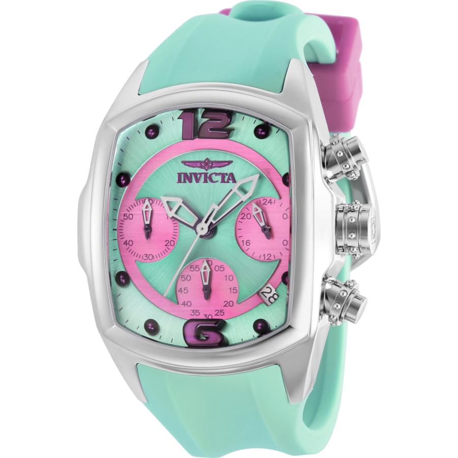 Invicta Lupah Chronograph Quartz Light Green Dial Ladies Watch 36968商品第1张图片规格展示