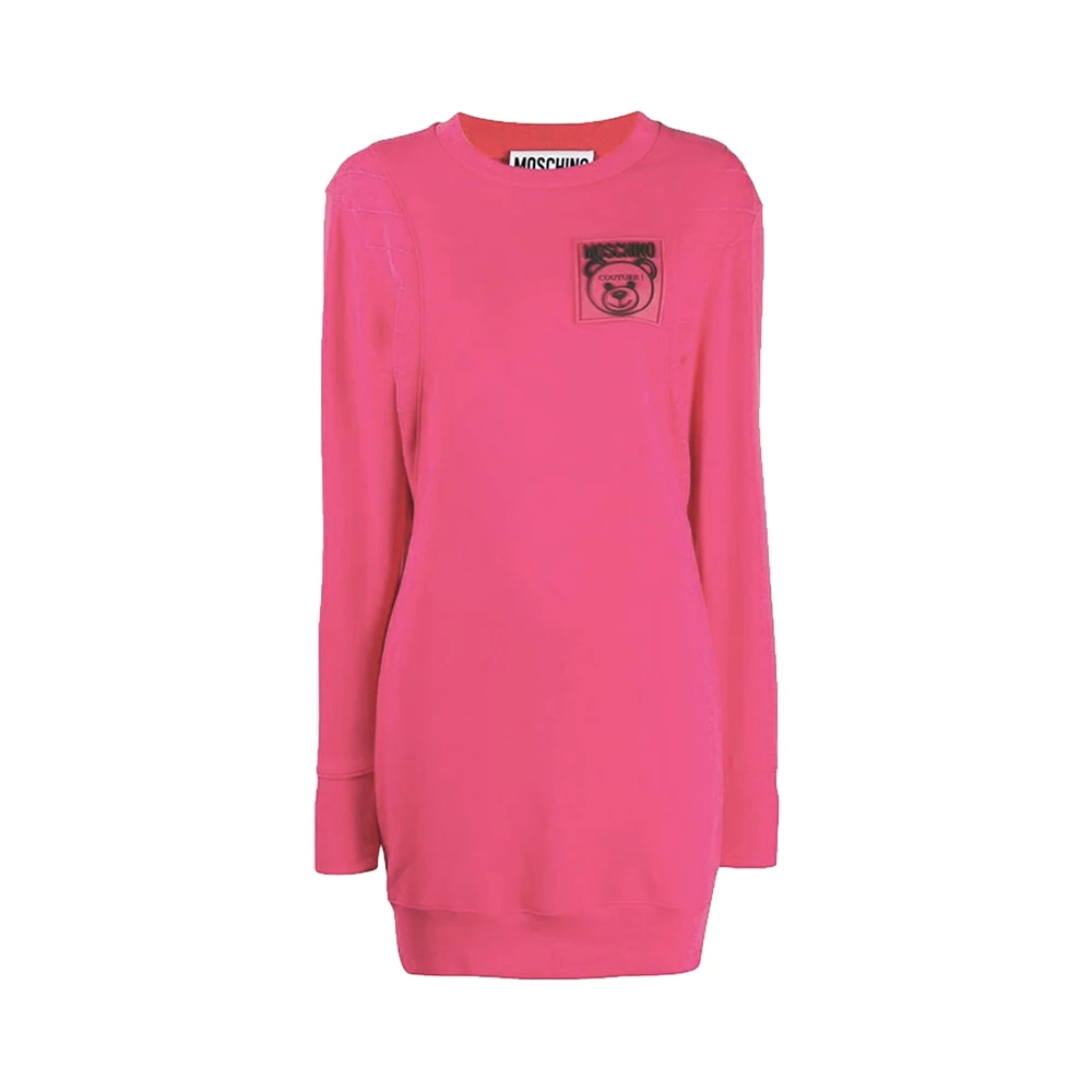 商品Moschino|MOSCHINO 女玫红色女士卫衣/帽衫 DV0448-5427-0215,价格¥2403,第1张图片