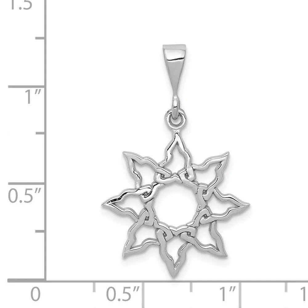 商品Diamond2Deal|14k White Gold Sun Charm,价格¥1973,第4张图片详细描述