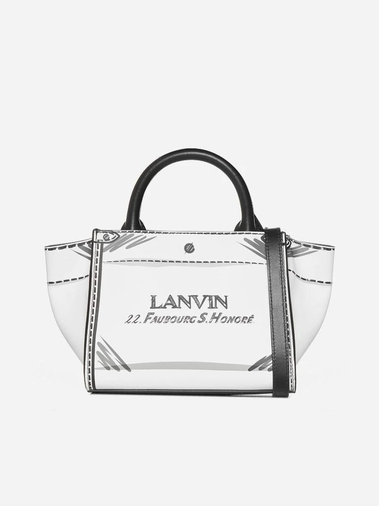 商品Lanvin|Cabas leather nano bag,价格¥7457,第1张图片