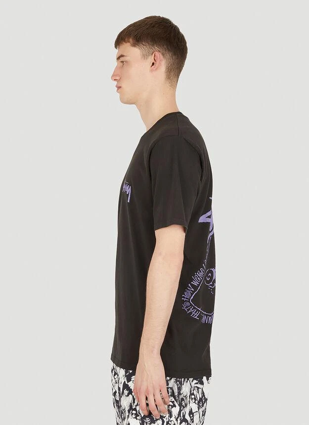 商品STUSSY|Skate Posse T-Shirt in Black,价格¥392,第3张图片详细描述