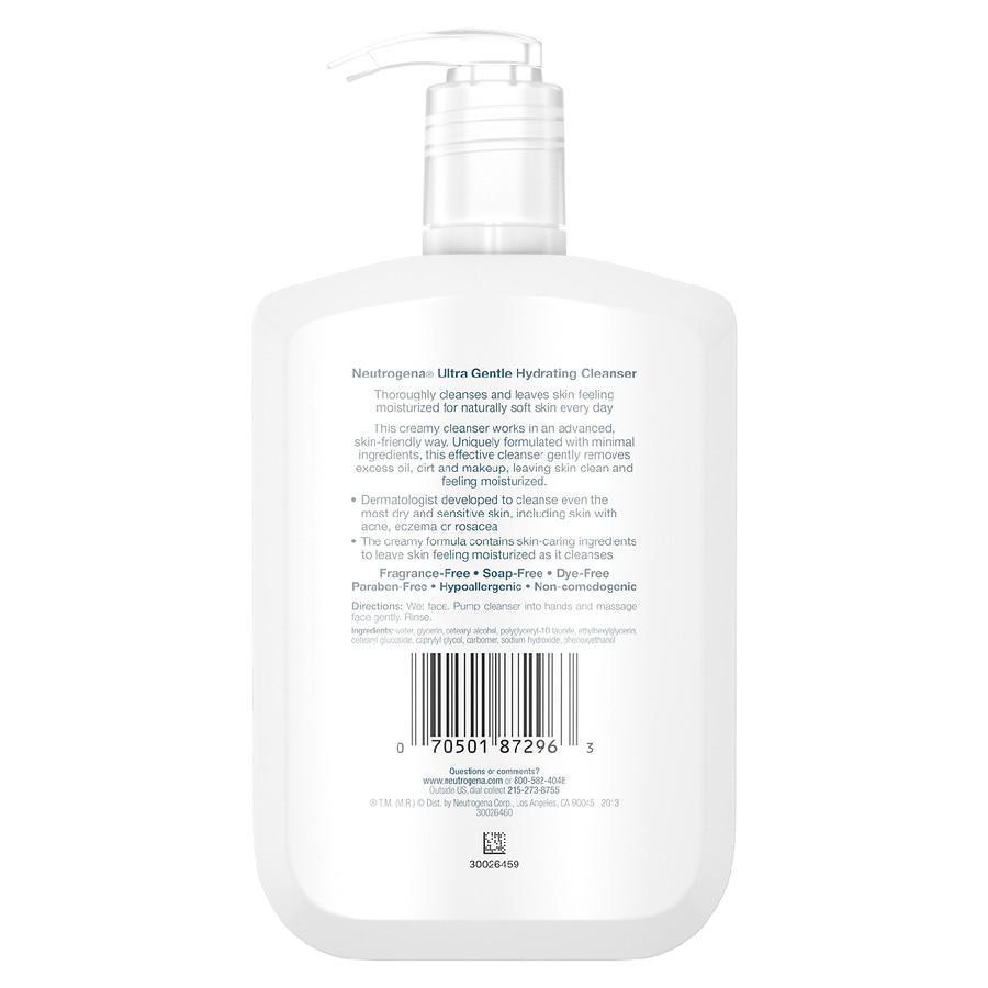 商品Neutrogena|Ultra Gentle Hydrating Creamy Facial Cleanser Fragrance-Free,价格¥81,第5张图片详细描述