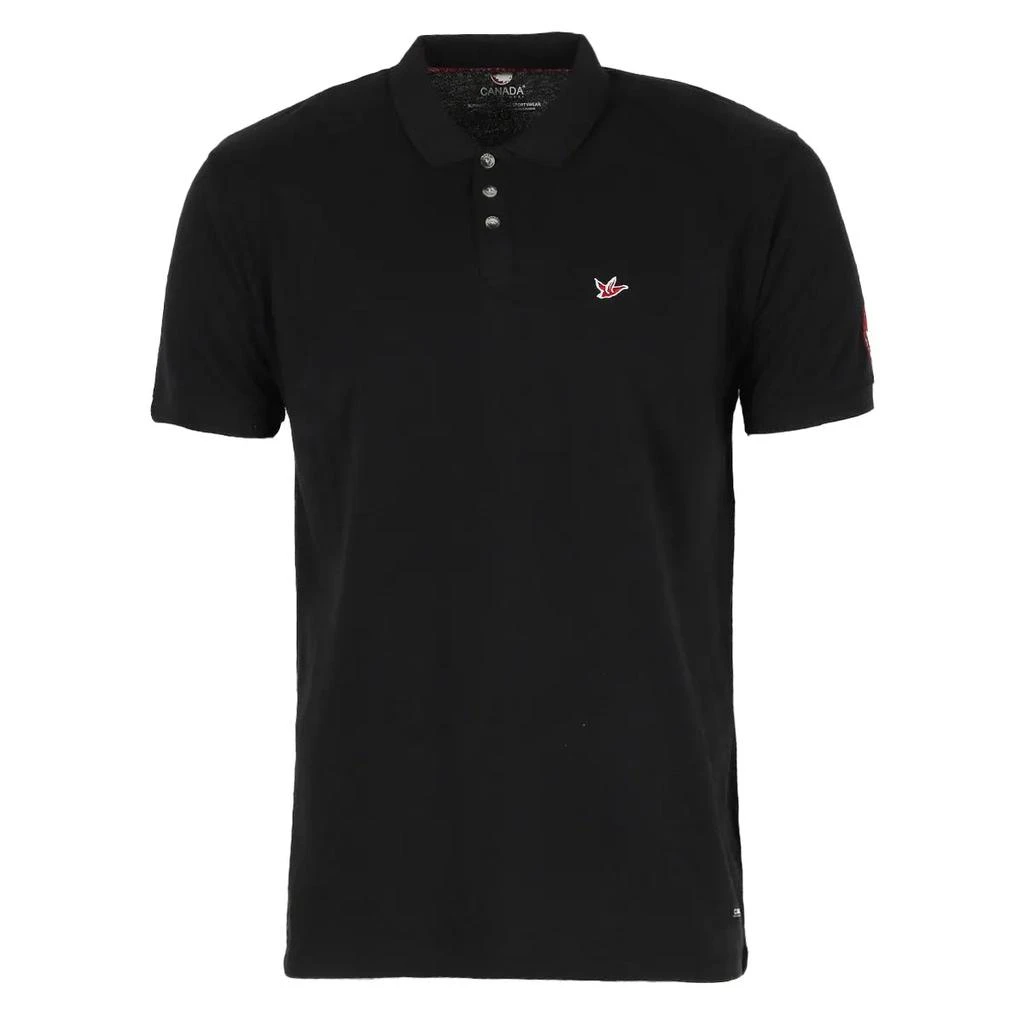 商品Canada Weather Gear|Canada Weather Gear Men's Pique Polo with Ribbed Collar and Cuff,价格¥99,第1张图片