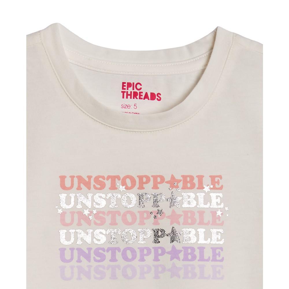 商品Epic Threads|Little Girls Short Sleeve T-shirt, Created For Macy's,价格¥117,第6张图片详细描述
