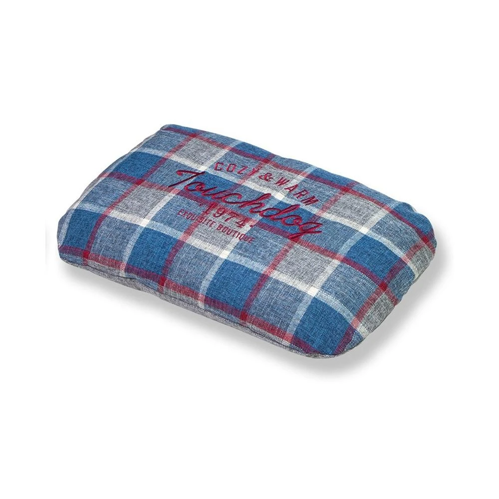 'Archi-Checked' Designer Plaid Oval Dog Bed Large 商品