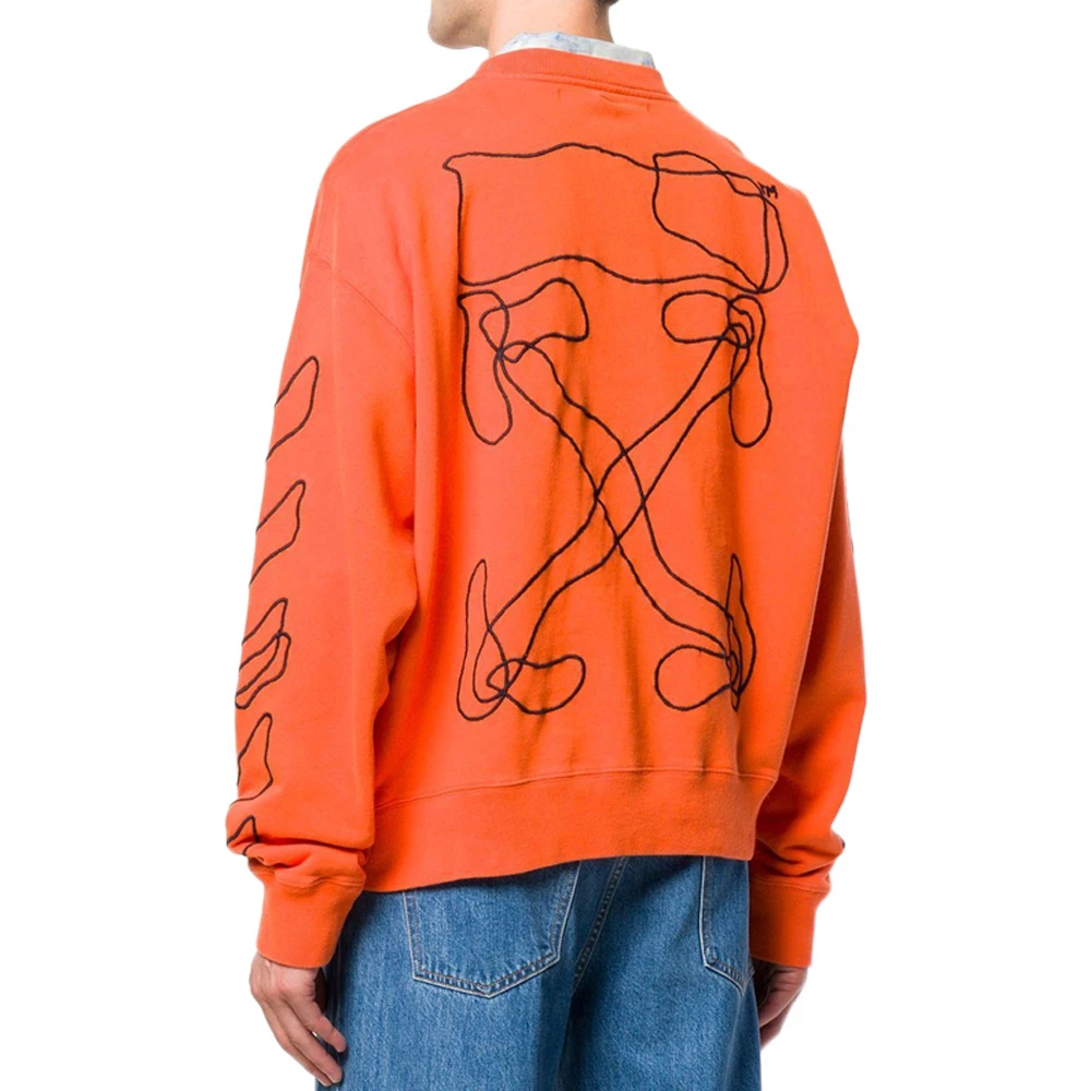 OFF WHITE 橙色男士卫衣/帽衫 OMBA035F19E30011-1910 商品