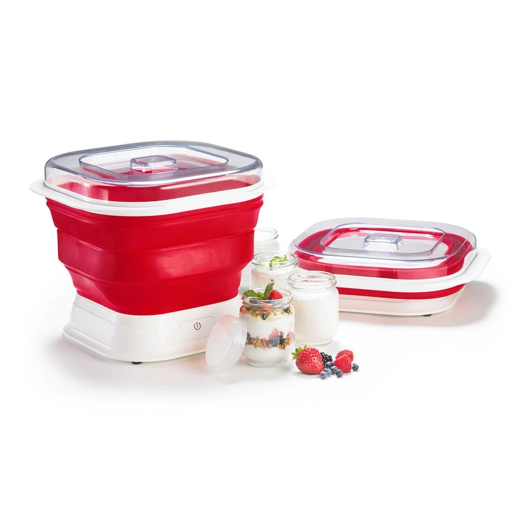 商品Cuisipro|Collapsible Yogurt Maker, Red,价格¥662,第2张图片详细描述