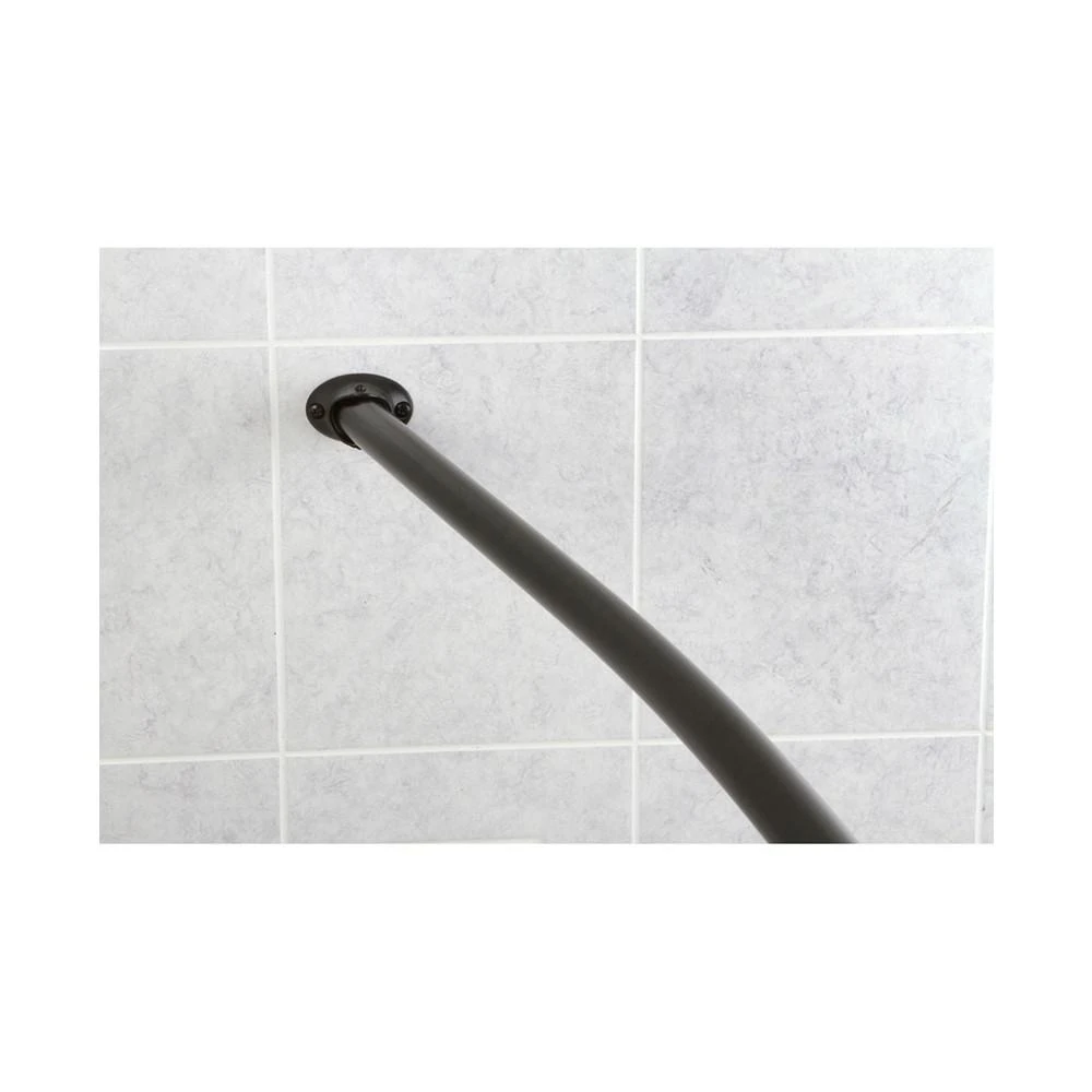 Traditional Adjustable Hotel Single Curved Shower Curtain Rod 商品