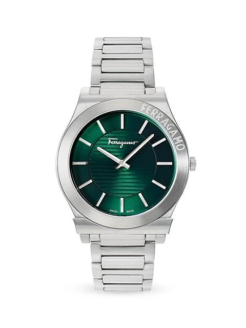 商品Salvatore Ferragamo|Gancini Stainless Steel Watch,价格¥4717,第1张图片