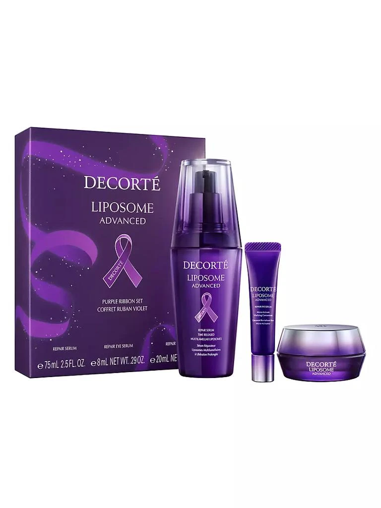 商品DECORTé|Liposome Advanced Purple Ribbon 3-Piece Skin Care Set,价格¥1058,第1张图片