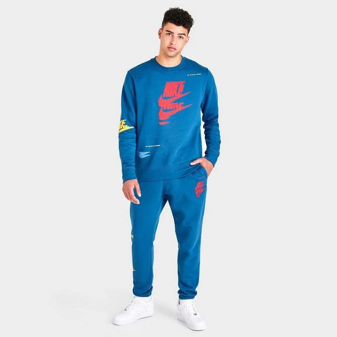 商品NIKE|Men's Nike Sportswear Sport Essentials+ Glitch Club Fleece Sweatpants,价格¥337,第2张图片详细描述