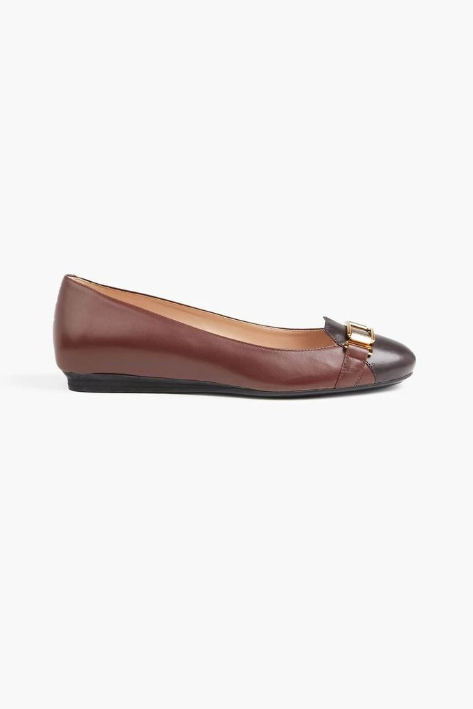 商品Tod's|Two-tone leather ballet flats,价格¥1935,第1张图片