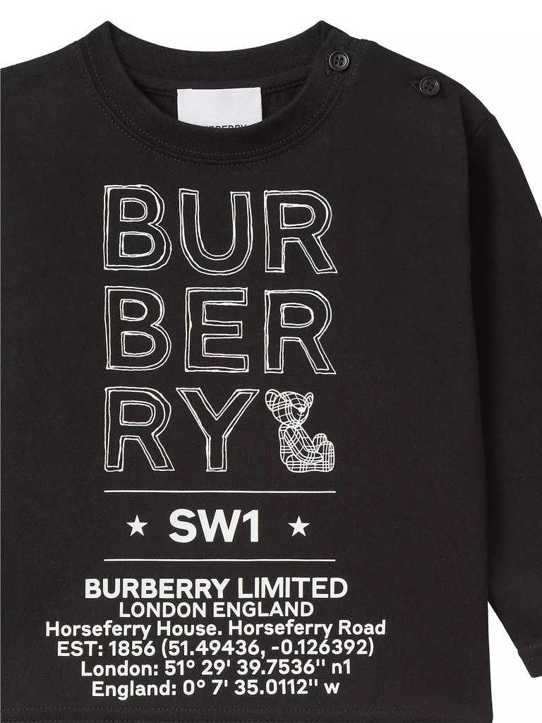 商品Burberry|Baby's &amp; Little Boy's Joel Logo Sketch Print Top,价格¥875,第4张图片详细描述