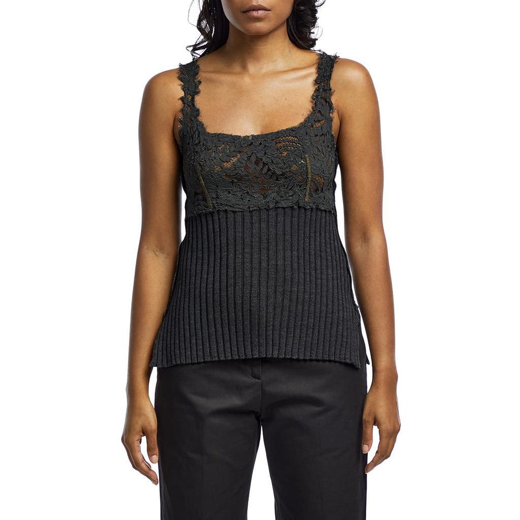 商品Marni|Lace and Ribbed Knit Top,价格¥6692,第4张图片详细描述