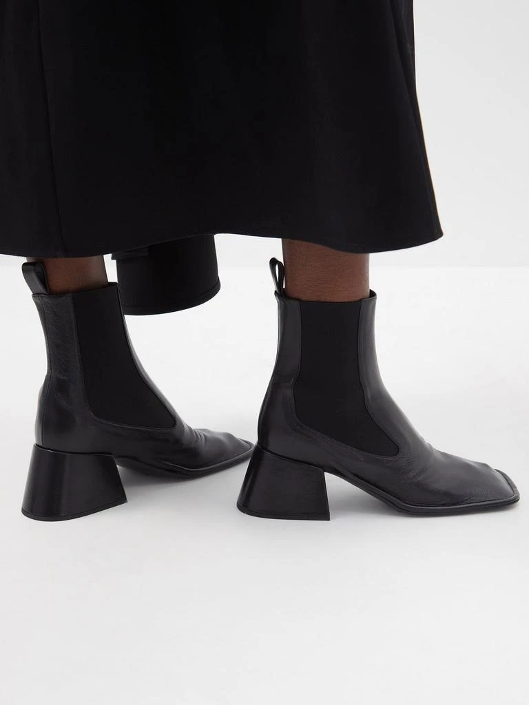 商品Jil Sander|Nikki square-toe leather boots,价格¥8412,第3张图片详细描述