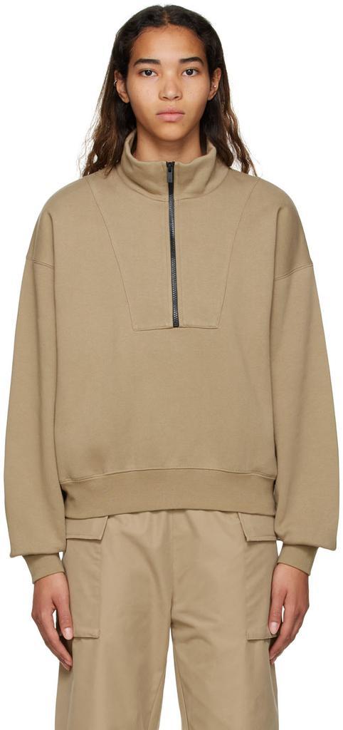 商品Essentials|Tan Cotton Sweatshirt,价格¥725,第1张图片