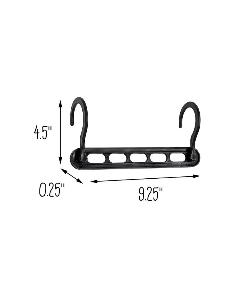 商品Honey Can Do|Collapsible Hangers and Velvet Non-Slip Hangers, 55 Piece,价格¥584,第4张图片详细描述