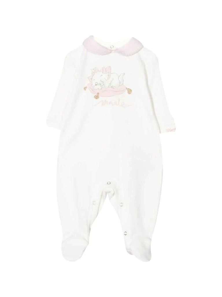 商品MONNALISA|Monnalisa White Romper Baby Girl,价格¥766,第1张图片
