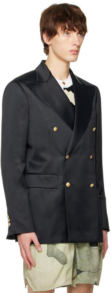 商品Vivienne Westwood|Black Double-Breasted Blazer,价格¥4046,第2张图片详细描述