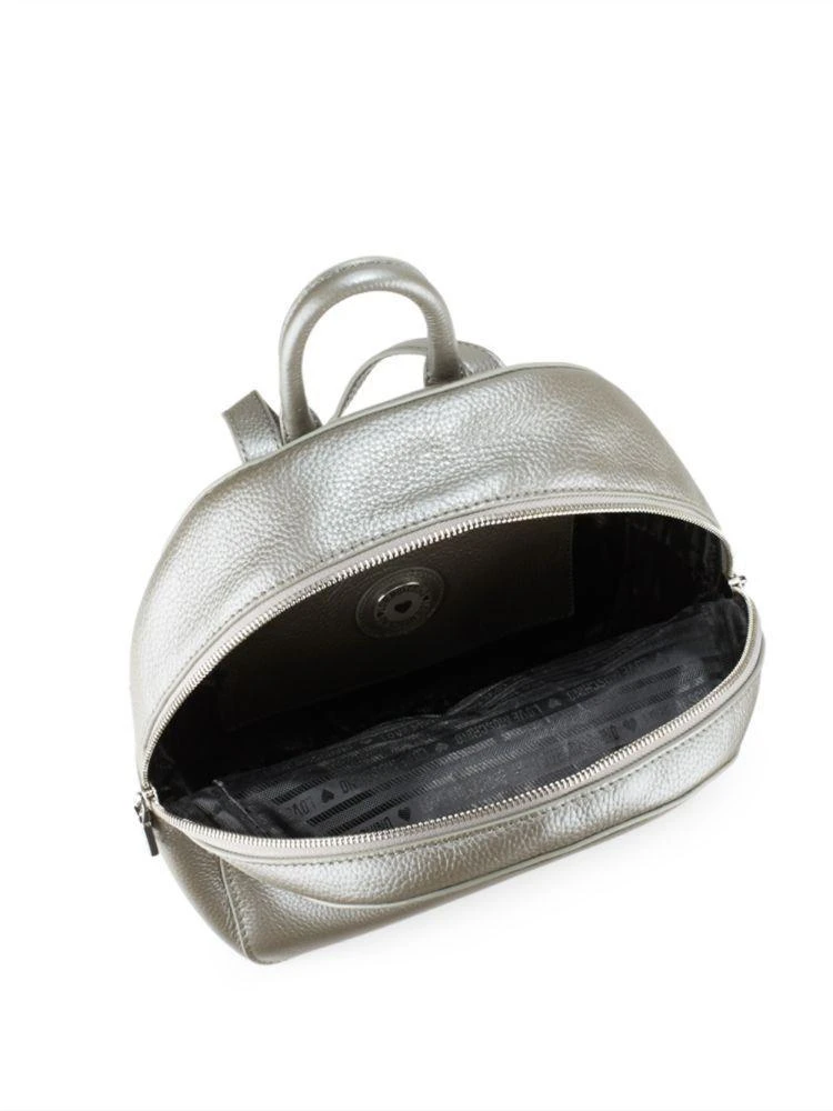 商品Moschino|Metallic Leather Backpack,价格¥1337,第2张图片详细描述