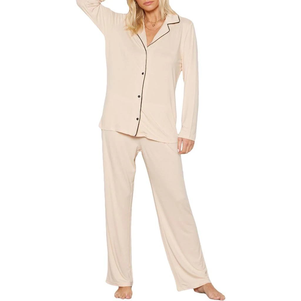 商品Tart|Tart Collections Taryn Women's 2 Piece Sleep Shirt & Pants Pajama Set,价格¥131,第2张图片详细描述