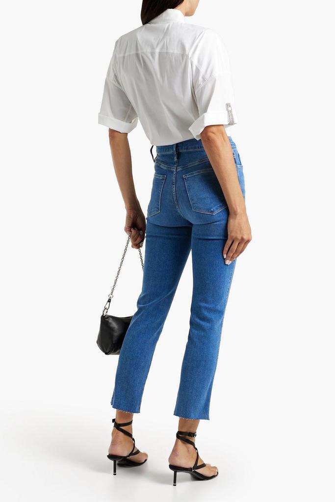 商品FRAME|Le Pixie Sylvie cropped mid-rise slim-leg jeans,价格¥783,第1张图片