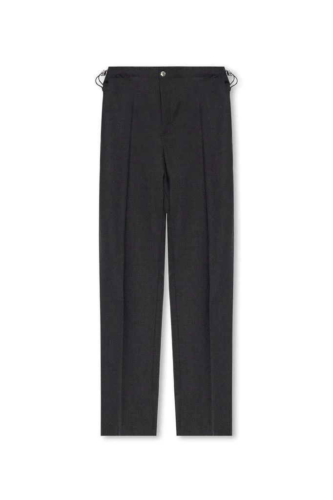 商品Versace|Versace Medusa-Head Plaque Drawstring Pleated Trousers,价格¥3436,第1张图片