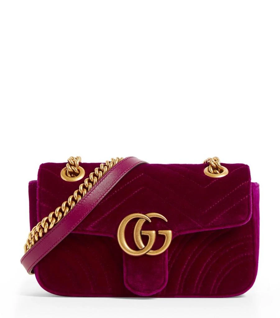 商品Gucci|Mini Marmont Matelassé Shoulder Bag,价格¥12549,第1张图片
