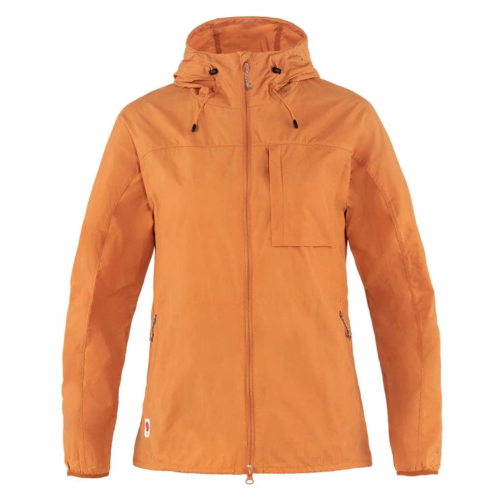 商品Fjällräven|Fjallraven Womens High Coast Wind Jacket Spicy Orange,价格¥1635,第1张图片